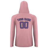 Custom Light Pink Light Purple UV-Hoodie