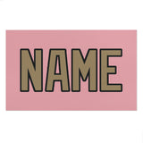 Custom Light Pink Light Khaki Beach Towel