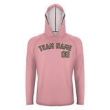 Custom Light Pink Light Khaki UV-Hoodie
