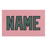 Custom Light Pink Blue Green Beach Towel