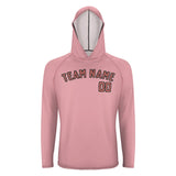 Custom Light Pink Copper Rose UV-Hoodie