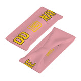 Custom Light Pink Gold Sports headband