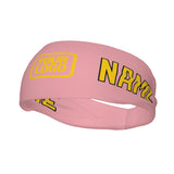 Custom Light Pink Gold Sports headband