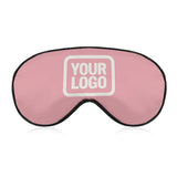 Custom Light Pink White Sleep Mask
