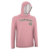 Custom Light Pink Olive UV-Hoodie
