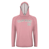 Custom Light Pink Gray UV-Hoodie