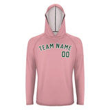 Custom Light Pink Green UV-Hoodie
