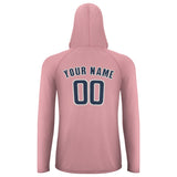 Custom Light Pink Blue UV-Hoodie