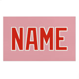 Custom Light Pink Orange Red Beach Towel