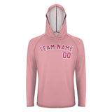 Custom Light Pink Pink UV-Hoodie