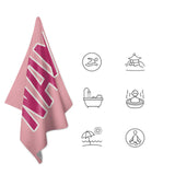 Custom Light Pink Pink Beach Towel