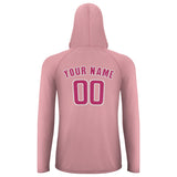 Custom Light Pink Pink UV-Hoodie