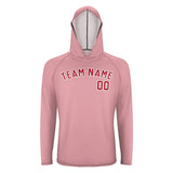 Custom Light Pink Red UV-Hoodie