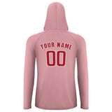 Custom Light Pink Red UV-Hoodie