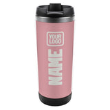 Custom Light Pink White Stainless Steel Water Cup