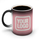 Custom Light Pink White Magic Mug
