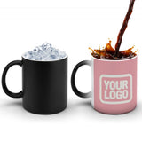 Custom Light Pink White Magic Mug
