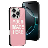 Custom Light Pink White Phone Case