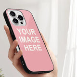 Custom Light Pink White Phone Case
