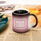 Custom Light Pink White Magic Mug
