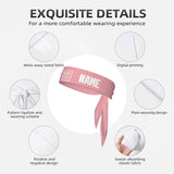 Custom Light Pink White Headband