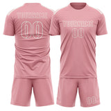 Custom Light Pink Light Pink Soccer Jersey