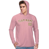 Custom Light Pink Khaki UV-Hoodie