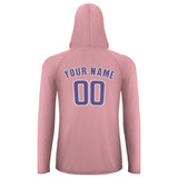 Custom Light Pink Light Purple UV-Hoodie