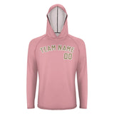 Custom Light Pink Light Khaki UV-Hoodie