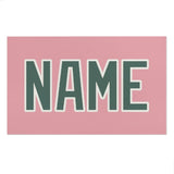 Custom Light Pink Blue Green Beach Towel