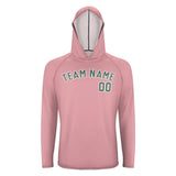 Custom Light Pink Blue Green UV-Hoodie