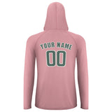Custom Light Pink Blue Green UV-Hoodie
