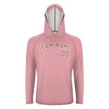 Custom Light Pink Copper Rose UV-Hoodie