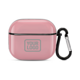 Custom Light Pink Gray AirPods Case (3rd Generation)