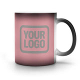 Custom Light Pink Gray Magic Mug