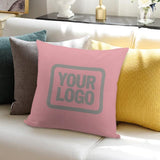 Custom Light Pink Gray Pillowcase