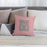 Custom Light Pink Gray Pillowcase
