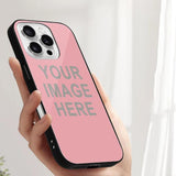 Custom Light Pink Gray Phone Case