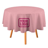 Custom Light Pink Pink Round Table Cloth