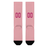 Custom Light Pink Pink Knee-High Sock