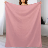 Custom Light Pink Light Pink Blanket