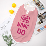 Custom Light Pink Pink Pet Vest