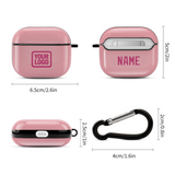 Custom Light Pink Pink AirPods Case (3rd Generation)