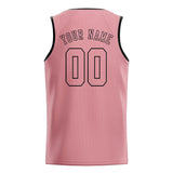 Custom Light Pink & Light Pink Colors Design Sports Basketball Jersey