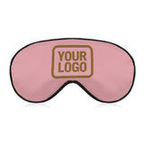 Custom Light Pink Khaki Sleep Mask