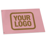Custom Light Pink Khaki Flag