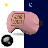 Custom Light Pink Khaki Sleep Mask