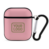 Custom Light Pink Light Khaki AirPods Case