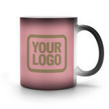 Custom Light Pink Light Khaki Magic Mug