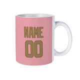Custom Light Pink Light Khaki Mug